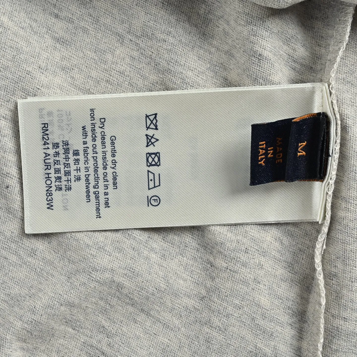Louis Vuitton/Louis Vuitton presbyopia logo embroidered short sleeves